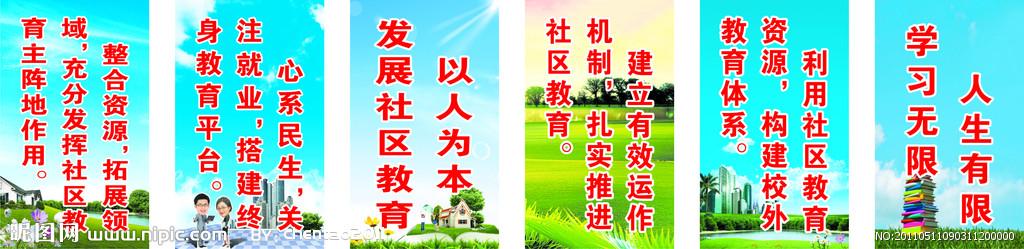社区环境口号