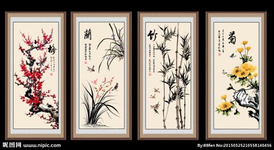 描绘春天，夏天，秋天和冬天的诗