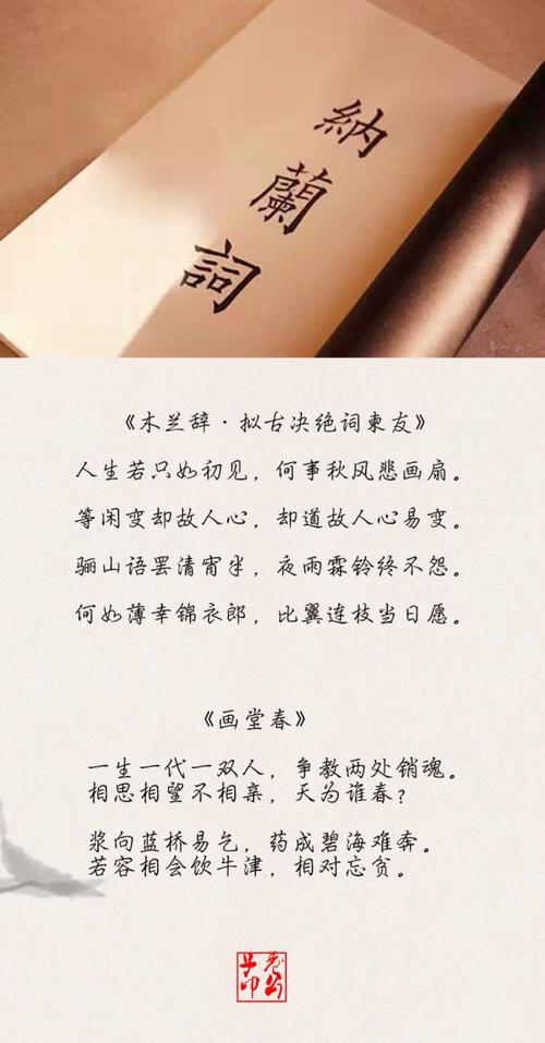 纳兰奇的审美诗