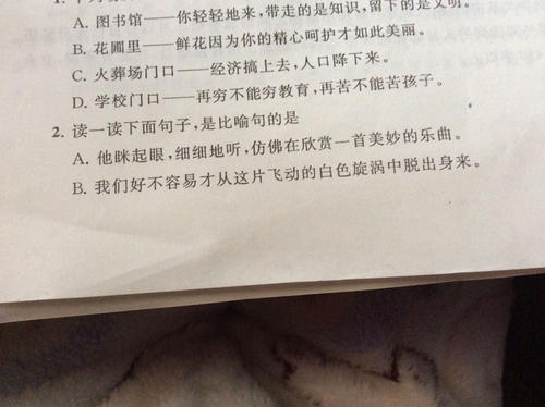 隐喻的例子