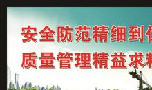 工地安全门标语