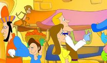 猴子爬树梢歇后语