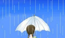 雨天比喻句