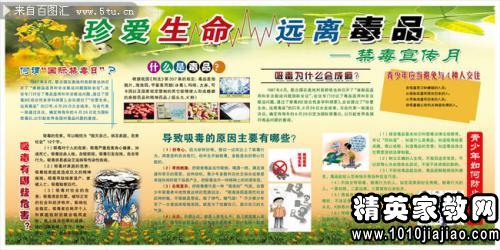 学校禁毒口号