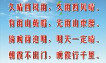 反应农谚语