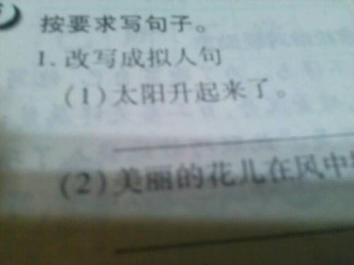 写小桥拟人化句子