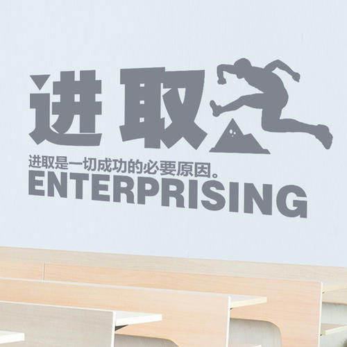 文化墙口号