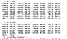描写外貌的成语
