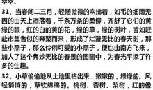 描写外貌的好词好句