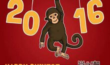 猴年快乐英文祝福语