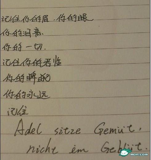 简短的表白