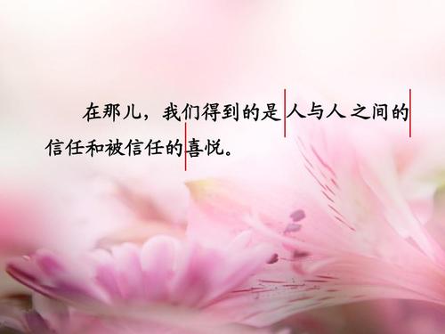 受信任的句子