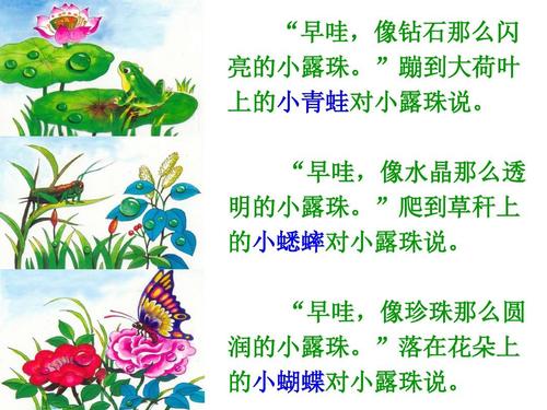 拟人化句子小露