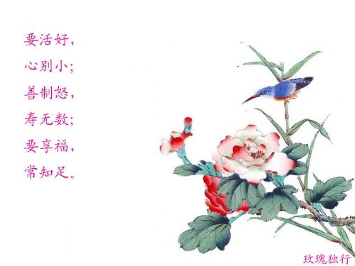 知足谚语