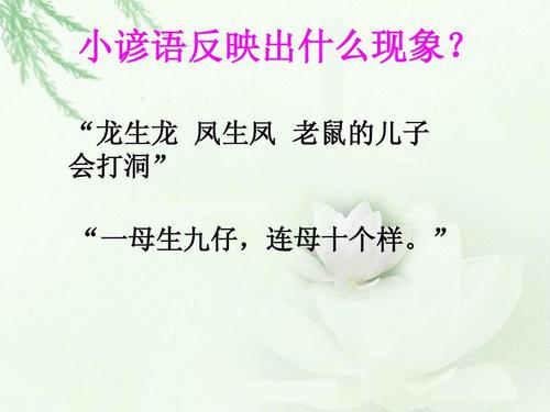 不要只看肤浅的谚语