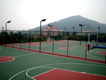 企业篮球场口号