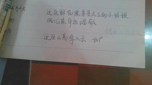 喜欢写一个隐喻