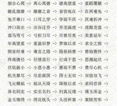 四字成语纸牌