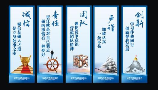 诚信口号