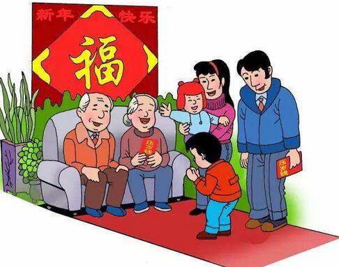新年对爸爸的问候
