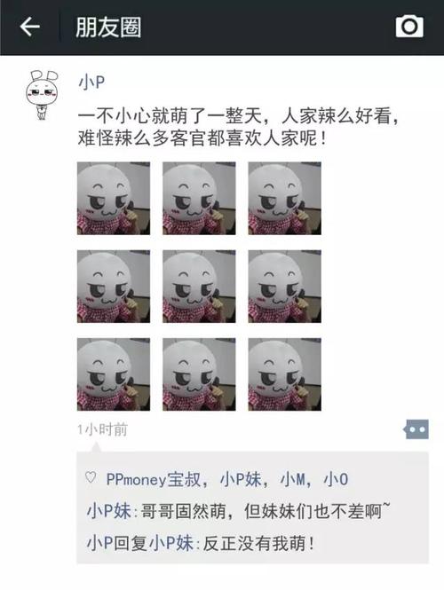 在朋友圈中谈论屏幕
