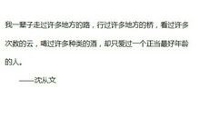 曾见过一眼就害怕会忘记的句子