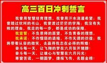 高三百日冲刺誓师誓词
