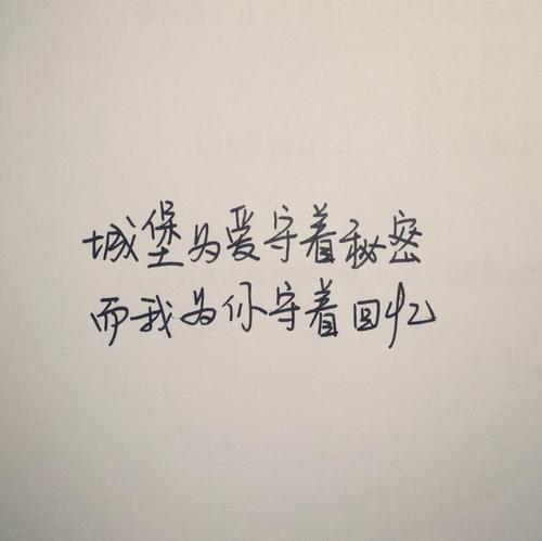情书最美的句子