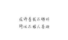 喜欢一个人的语句