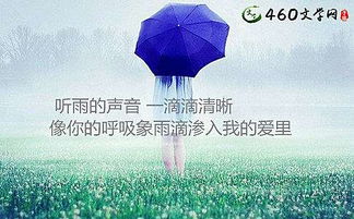 美丽的句子描述大雨