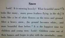 描写雪的句子100字