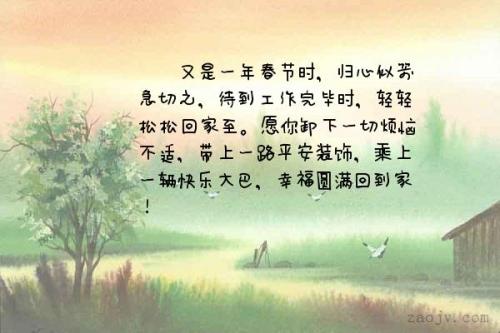 新年好回家