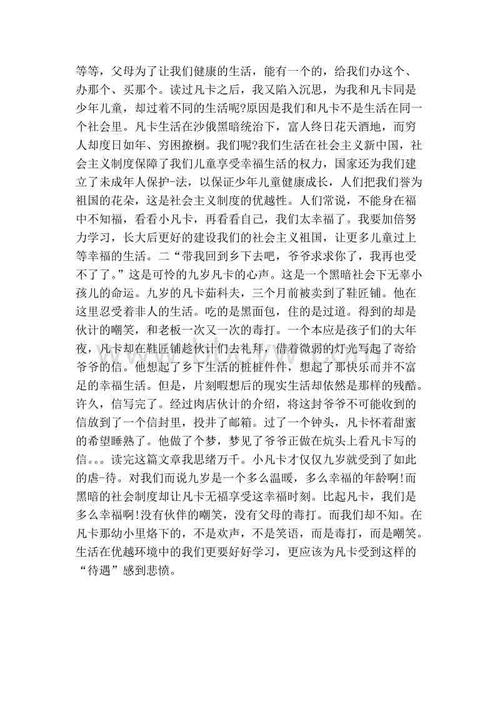 风扇卡读350字