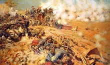 描写战争的句子