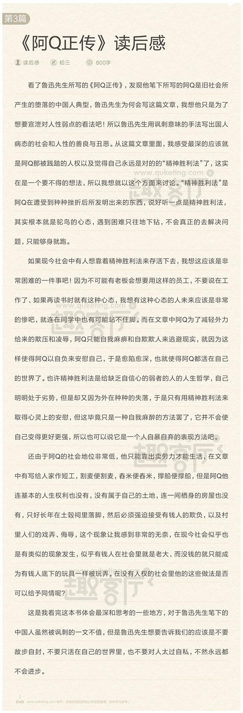 优秀论文评论