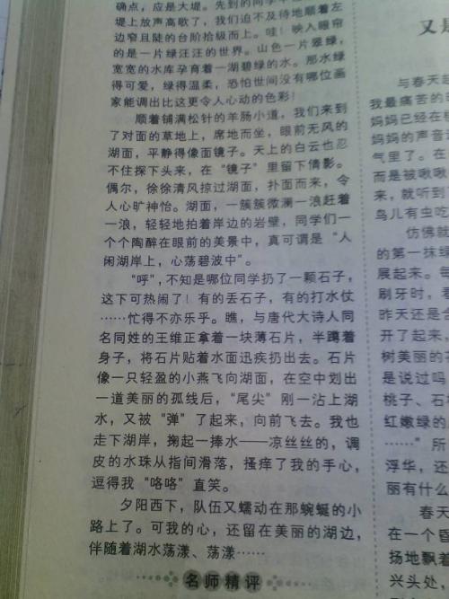 初中学生节选