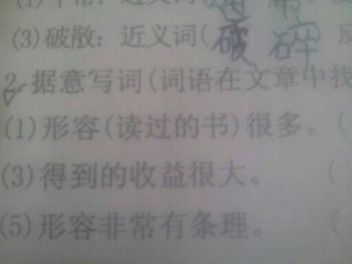 成语形容很多书