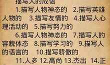 形容比赛场面的成语