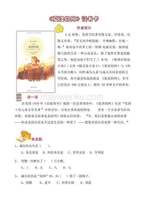 真诚的友谊-《夏洛特的网》评论