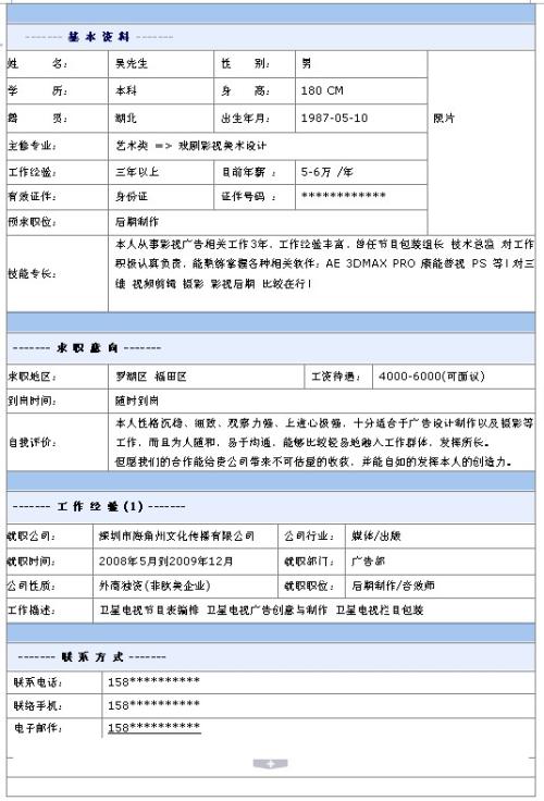 如何撰写简历自我评估