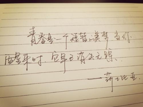 青春的句子