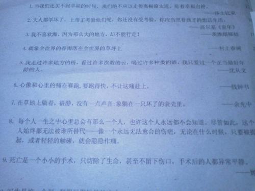 300字散文摘录
