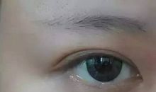 眉毛上的汗和眉毛下的泪