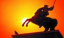 用马革裹尸造句