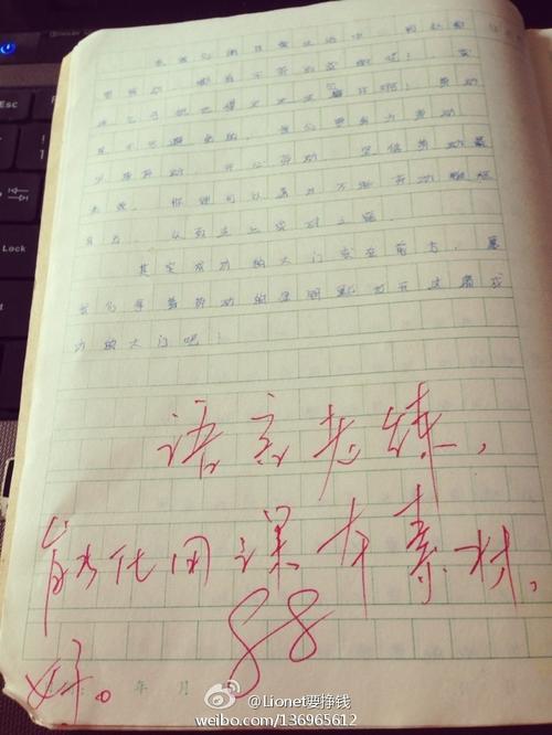 初中生作文评论