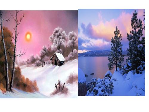 描述雪景的单词和句子