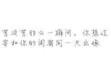 一段优美的句子