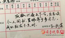 小学老师给聪明的学生的评语