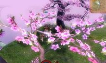 发现桃花林的句子