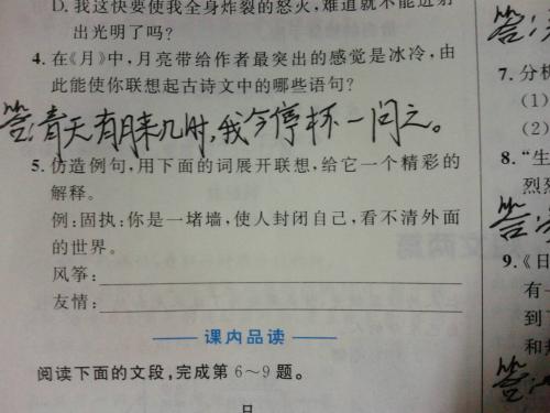 一个描述风格的好句子